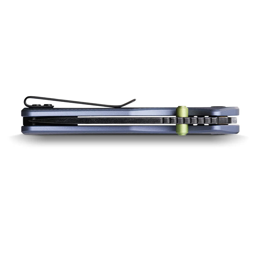 Vosteed Marten A1603 - 2.98" 154CM Black Stonewashed Blade, Blue Aluminium Handle