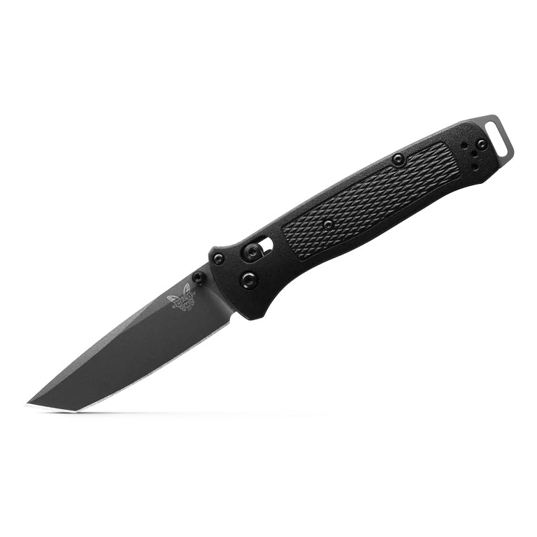 Benchmade Bailout 537GY - 3V Grey Cerakote Tanto Blade, Black Grivory Handles