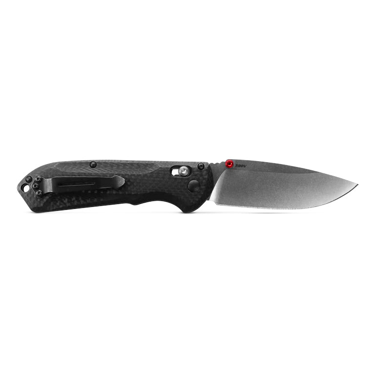 Benchmade Freek 560-03 - S90V Satin Blade, Carbon Fibre Handles