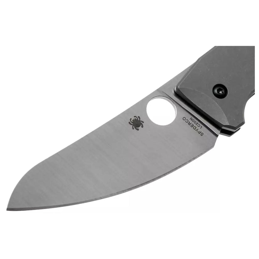Spyderco SpydieChef C211TIP - 3.32" LC200N Satin Blade, Titanium Handles