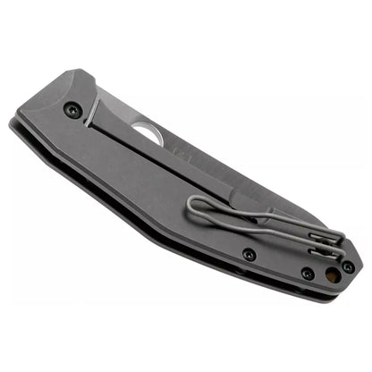 Spyderco SpydieChef C211TIP - 3.32" LC200N Satin Blade, Titanium Handles