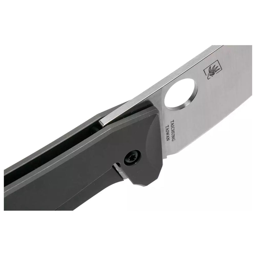 Spyderco SpydieChef C211TIP - 3.32" LC200N Satin Blade, Titanium Handles
