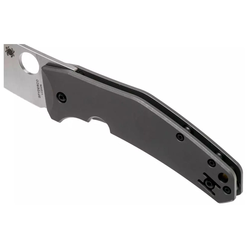 Spyderco SpydieChef C211TIP - 3.32" LC200N Satin Blade, Titanium Handles