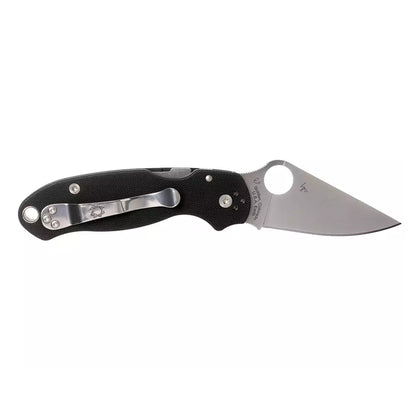 Spyderco Para 3 C223GP - 2.95" S45VN Satin Blade, Black G-10 Handles