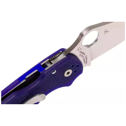 Spyderco Para 3 C223GPDBL - 3" Satin S110V Blade, Blurple G10