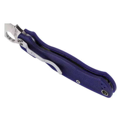 Spyderco Para Military 2 C81GPDBL2 - 3.47" S110V Satin Blade, Dark Blue G10