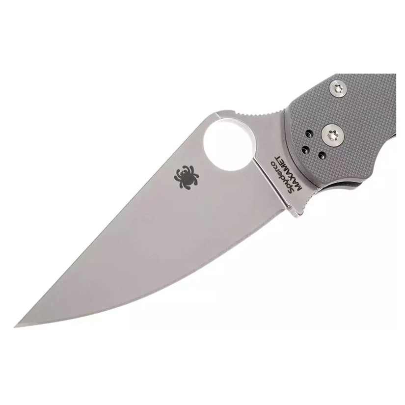 Spyderco Para Military 2 C81GDGY2 - 3.47" Maxamet Satin Blade, Dark Grey G10
