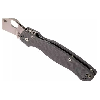 Spyderco Para Military 2 C81GDGY2 - 3.47" Maxamet Satin Blade, Dark Grey G10