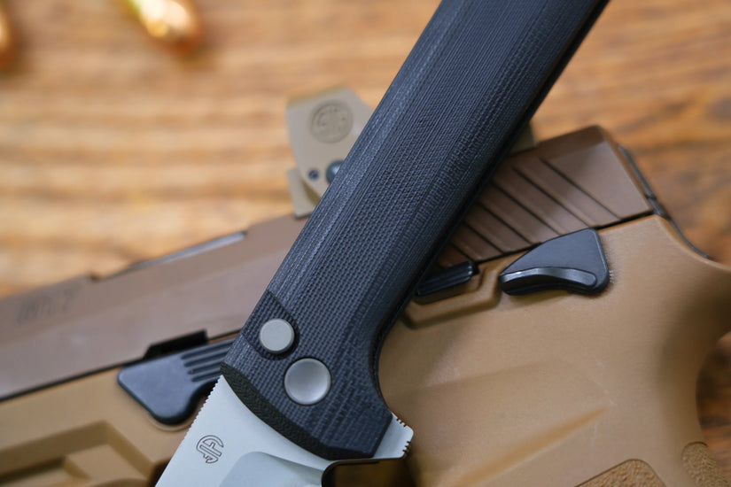 North Mountain Blade Chop 2 G10 - 3.4" SLD-Magic Steel San Mai Tanto Blade, Black G10 Handle