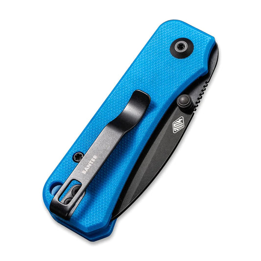 Civivi Baby Banter Blue C19068S-3 - 2.34" Nitro-V Black Blade, Blue G10 Handles