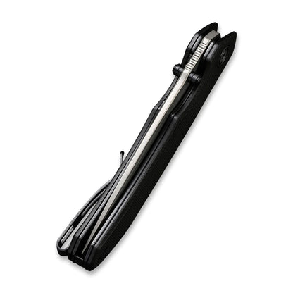 Civivi Brazen Black C2102C - 3.46" 14C28N Stonewashed Blade, Black G10 Handle
