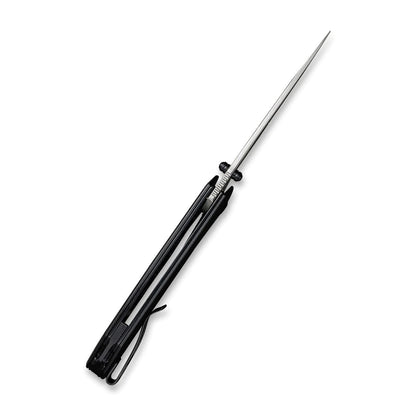 Civivi Brazen Black C2102C - 3.46" 14C28N Stonewashed Blade, Black G10 Handle