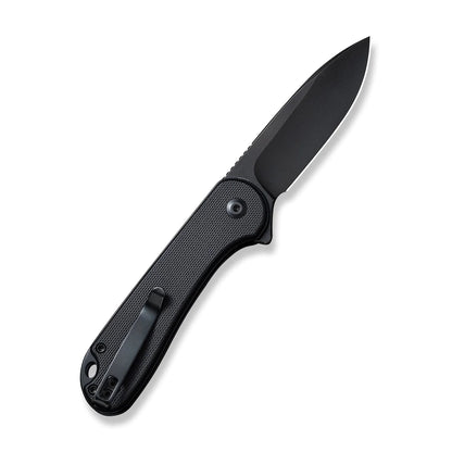 Civivi Button Lock Elementum II Black C18062P-1 - 2.96" Nitro-V Blade