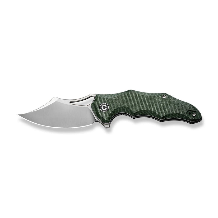 Civivi Chiro C23046-2 - 3.1" 14C28N Satin Blade, Green Micarta Handles