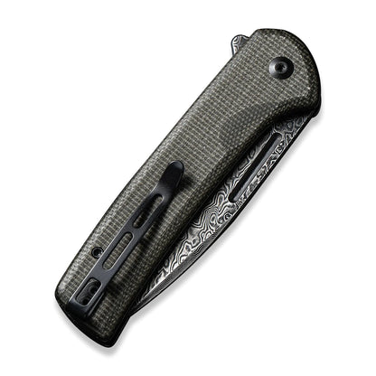 Civivi Conspirator Damascus C21006-DS1 - 3.48" Damascus Blade