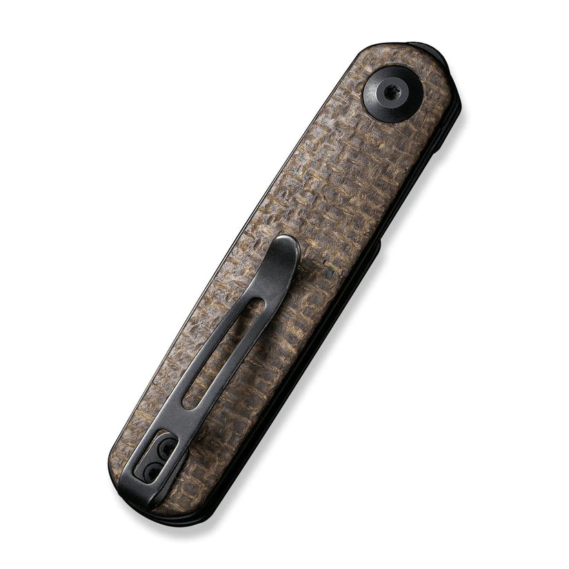 Civivi Lumi Burlap Micarta C20024-5 - 2.56" 14C28N Black Stonewashed Blade