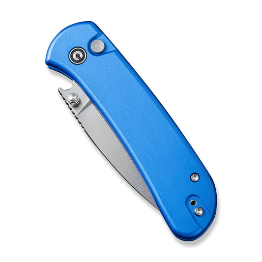 Civivi Qubit Blue C22030E-3 - 2.98" 14C28N Blade, Blue Aluminium Handle