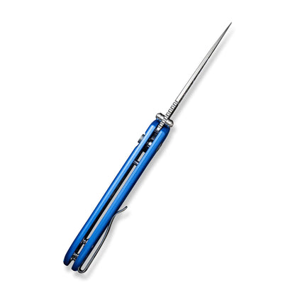 Civivi Qubit Blue C22030E-3 - 2.98" 14C28N Blade, Blue Aluminium Handle