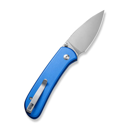 Civivi Qubit Blue C22030E-3 - 2.98" 14C28N Blade, Blue Aluminium Handle