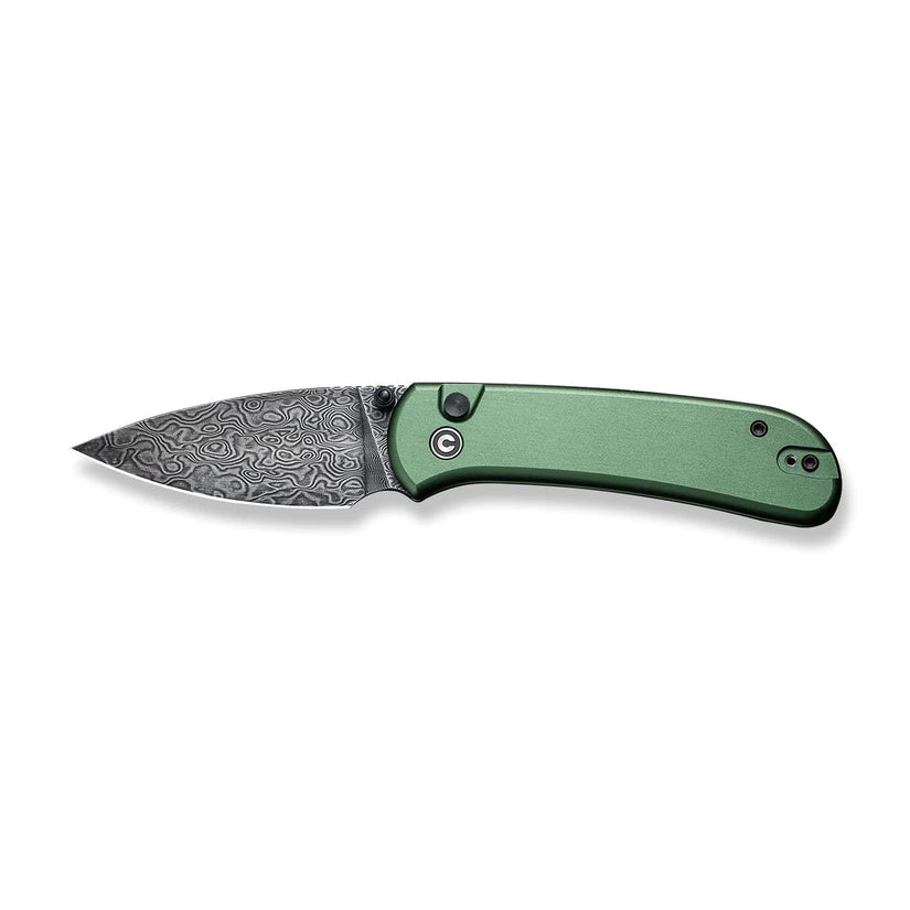Civivi Qubit Green C22030E-DS1 - 2.98" Damascus Blade