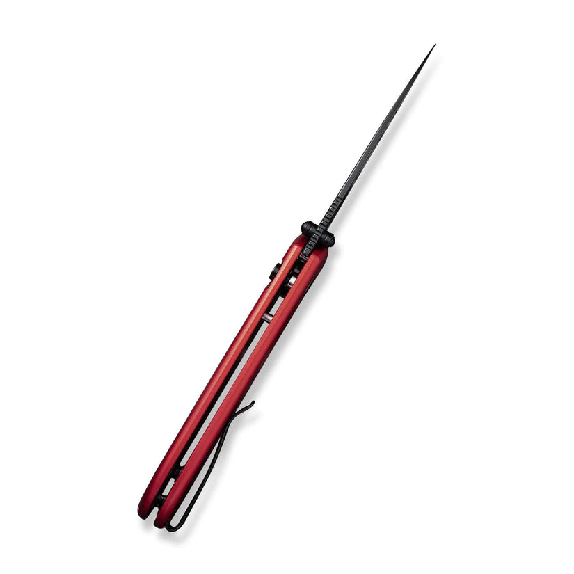 Civivi Qubit Red C22030E-2 - 2.98" 14C28N Blade, Red Aluminium Handles