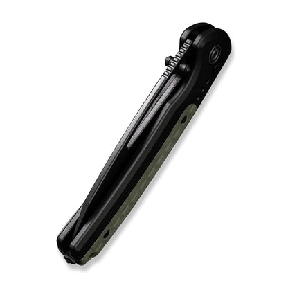 Civivi Sentinel Strike Black C22025B-3 - 3.7" Black K110 Blade, Black/Green Aluminium Handle