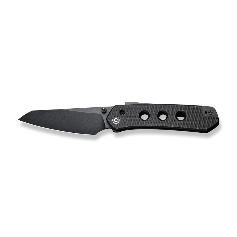 Civivi Vision FG Black C22036-1 - 3.54" Black Nitro-V Blade, Black G10
