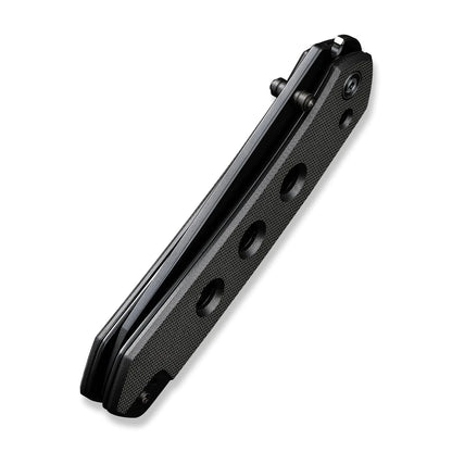 Civivi Vision FG Black C22036-1 - 3.54" Black Nitro-V Blade, Black G10