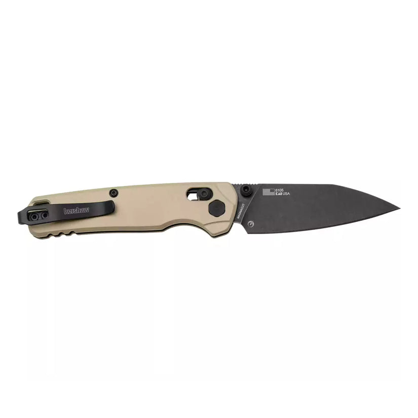 Kershaw Bel Air - 3" MagnaCut BlackWash Reverse Tanto Blade, Aluminium Handles - 6105