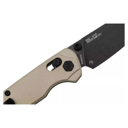 Kershaw Bel Air - 3" MagnaCut BlackWash Reverse Tanto Blade, Aluminium Handles - 6105