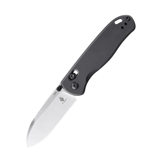 Kizer Drop Bear Gunmetal - 2.97" 154CM Satin Blade, Gunmetal Aluminium Handle - V3619C1