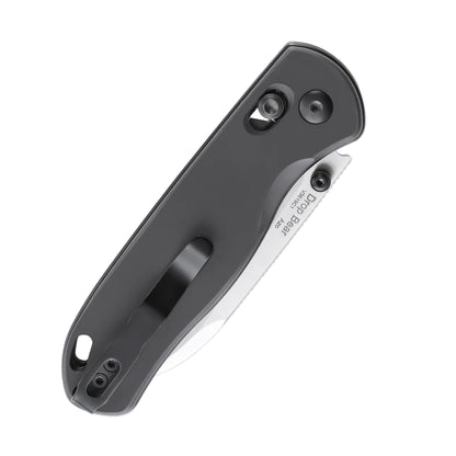 Kizer Drop Bear Gunmetal - 2.97" 154CM Satin Blade, Gunmetal Aluminium Handle - V3619C1