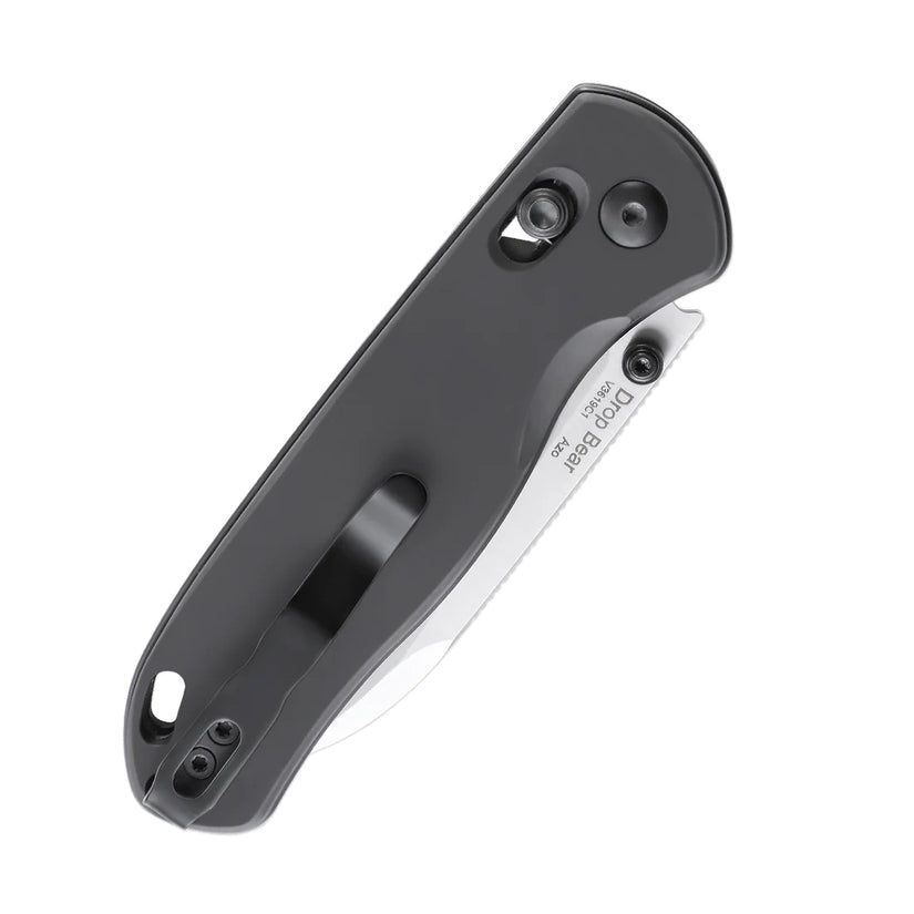 Kizer Drop Bear Gunmetal - 2.97" 154CM Satin Blade, Gunmetal Aluminium Handle - V3619C1