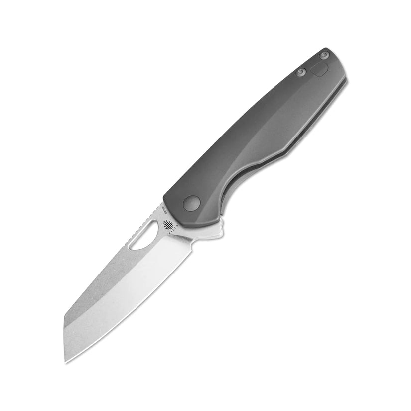 Kizer Sparrow Titanium - 3.27" S35VN Stonewashed Blade, Titanium Handle - Ki3628A1