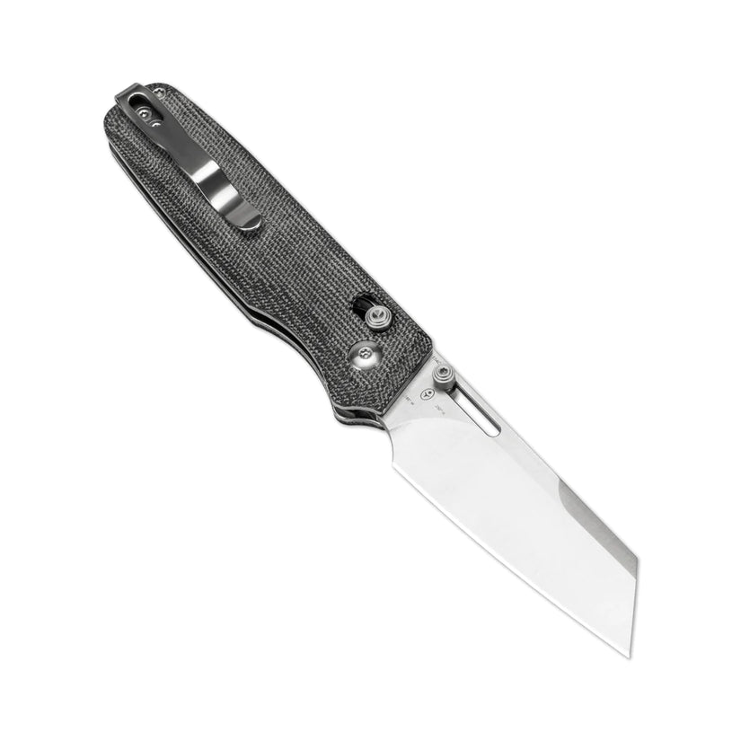 Kizer Task - 3.04" 154CM Satin Blade, Clutch Lock, Micarta Handle - V3641C1