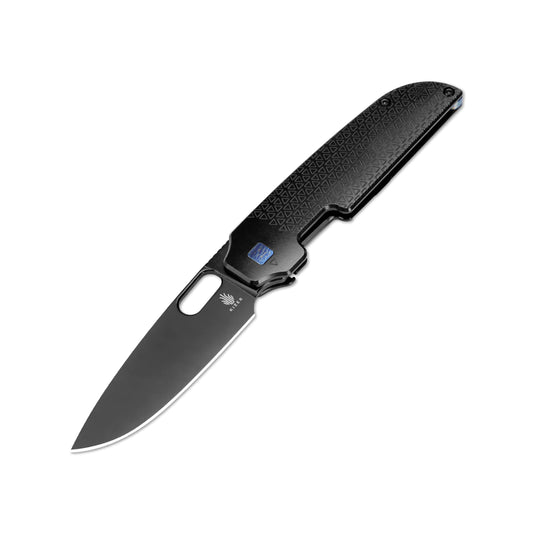 Kizer Varatas Black - 3.27" S35VN Black Blade, Black Titanium Handle - Ki3637A2