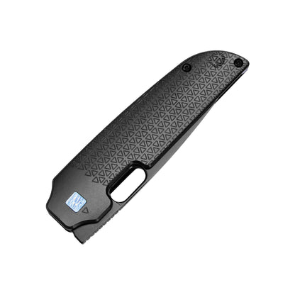Kizer Varatas Black - 3.27" S35VN Black Blade, Black Titanium Handle - Ki3637A2