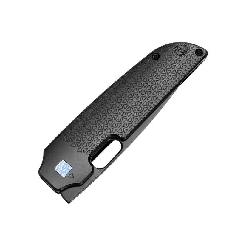 Kizer Varatas Black - 3.27" S35VN Black Blade, Black Titanium Handle - Ki3637A2