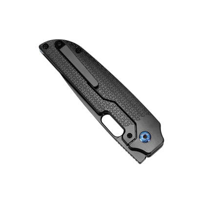 Kizer Varatas Black - 3.27" S35VN Black Blade, Black Titanium Handle - Ki3637A2