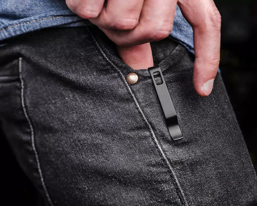 Knafs Lander 1 - Black Stonewashed D2, Black G-10