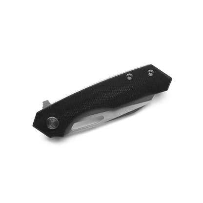 Miguron Knives Keryx - 3.25" 14C28N Satin Blade, Black Micarta Handle