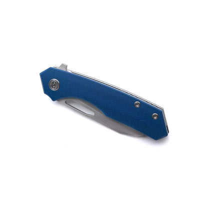 Miguron Knives Keryx - 3.25" 14C28N Satin Blade, Blue Micarta Handle