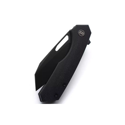 Miguron Knives Keryx - 3.25" 14C28N Black PVD Blade, Black Micarta Handle