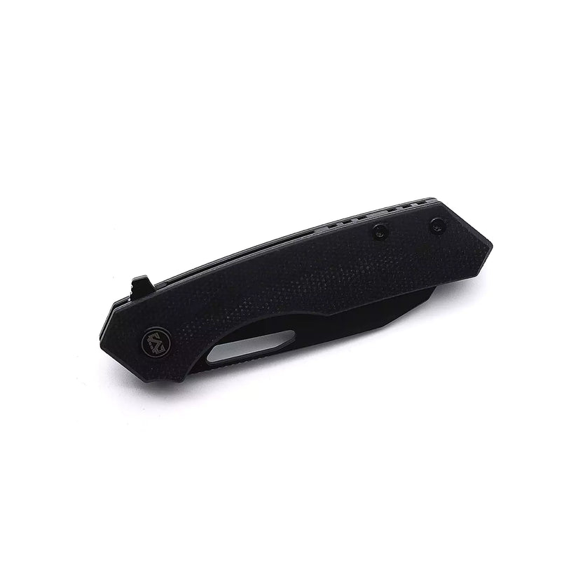 Miguron Knives Keryx - 3.25" 14C28N Black PVD Blade, Black Micarta Handle