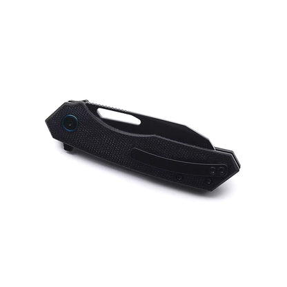 Miguron Knives Keryx - 3.25" 14C28N Black PVD Blade, Black Micarta Handle