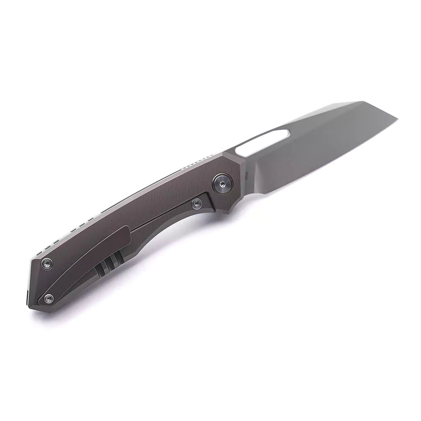 Miguron Knives Keryx II - 3.25" M390 Blade, Bronze Anodised Titanium Handle