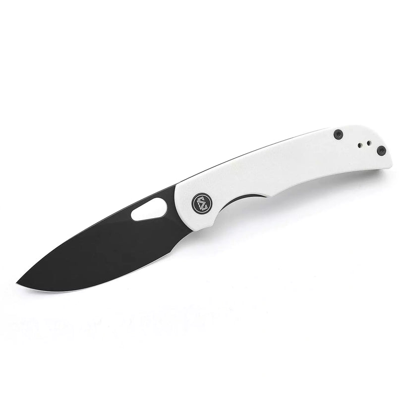 Miguron Knives Moyarl - 3.5" 14C28N Black PVD Blade, White G10 Handle