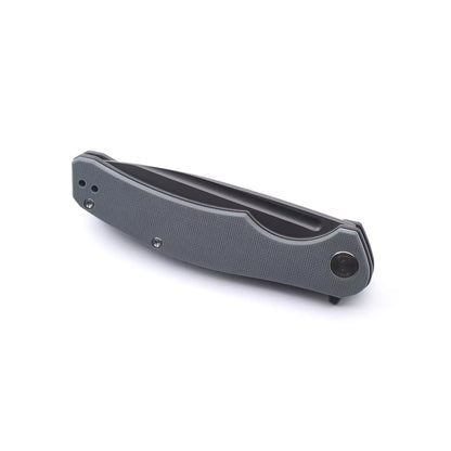 Miguron Knives Velona - 3.5" 14C28N Black PVD Blade, Dark Grey G10 Handle