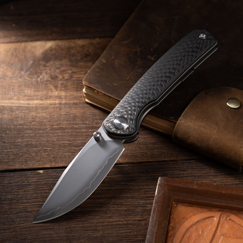 Olitans Gecko M070 - 3.07" SLD-Magic Blade, 3K Carbon Fibre Handle