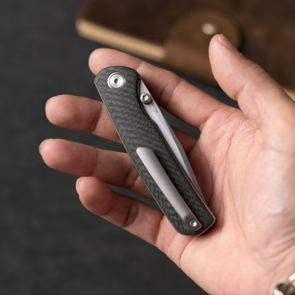 Olitans Gecko M070 - 3.07" SLD-Magic Blade, 3K Carbon Fibre Handle